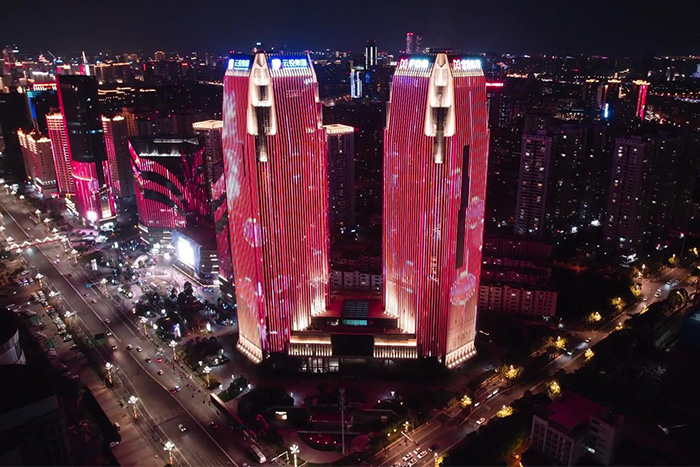 這棟寫字樓的亮化，原來是這樣實(shí)現(xiàn)的？